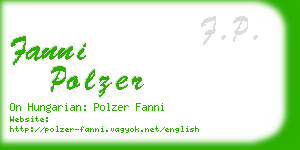 fanni polzer business card